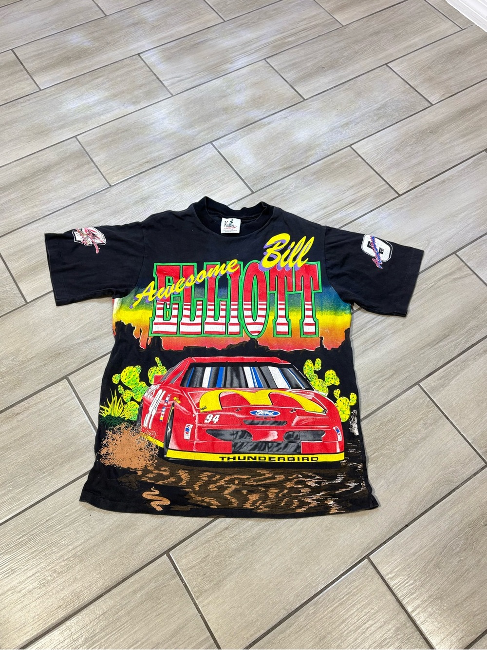 Box #5 Vtg 90s Tee - Awesome Bill Elliott Dawsonville Gang NASCAR #94  Shirt M